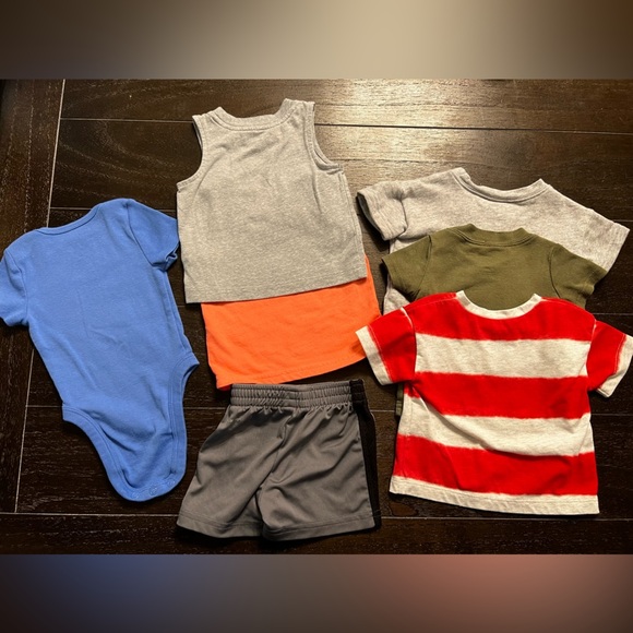 Baby Infant 3M bundle of clothing - t shirts, tank tops, shorts, onesie - Picture 2 of 14